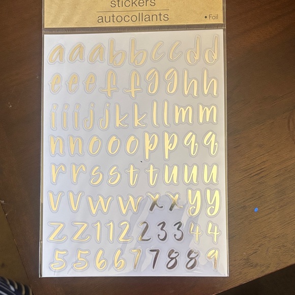Colorful Alphabet Sticker Set - Picture 10 of 10